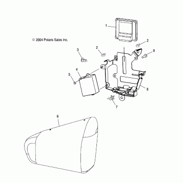 ELECTRICAL, ECM BOX - V05TB16/ALL OPTIONS (4996279627B12)