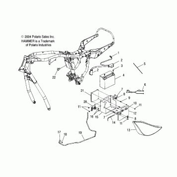 ELECTRICAL, ECM/BATTERY BOX/LH SIDE COVER - V05HB26/ALL OPTIONS (4996299629B11)
