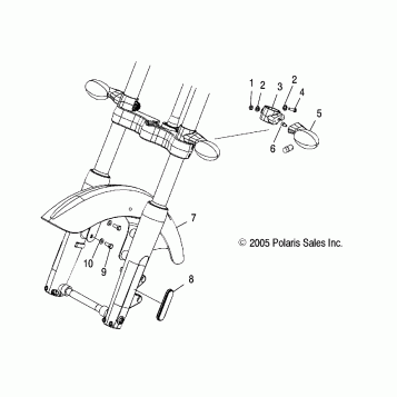BODY, FRONT FENDER and TURN SIGNALS - V05AB16/EC16/GB16ALL OPTIONS (4999203359920335A12)