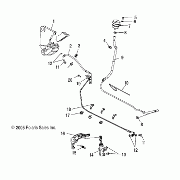 BRAKES, REAR - V07AB26/GB26 ALL OPTIONS (4999203359920335B09)