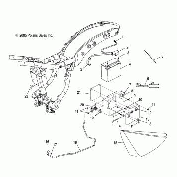 ELECTRICAL, ECM/BATTERY BOX/SIDE COVER, L.H. - V06AB26/GB26 ALL OPTIONS (4999203359920335B13)