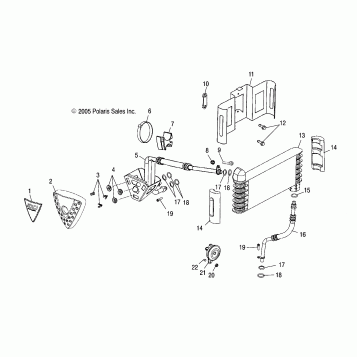 ENGINE, OIL COOLING - V07AB26/GB26 ALL OPTIONS (4999203359920335C05)