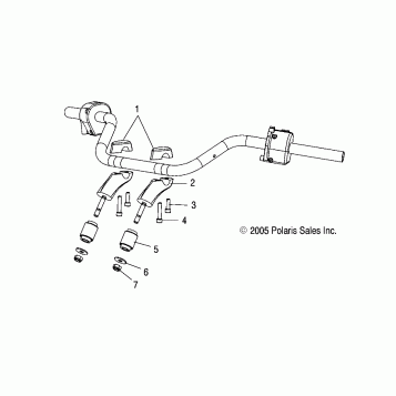 STEERING, HANDLEBAR MOUNTING - V07HS26 ALL OPTIONS (4999203389920338A09)