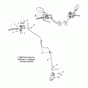 BRAKES, FRONT - V07CB26/CD26 ALL OPTIONS (4999203389920338B10)