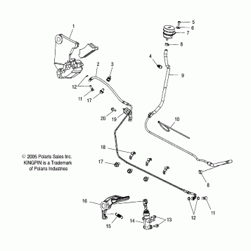 BRAKES, REAR - V07CB26/CD26 ALL OPTIONS (4999203389920338B11)