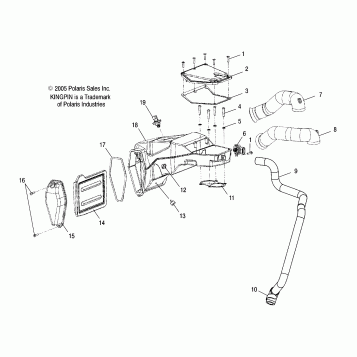 ENGINE, AIR BOX - V07CB26/CD26 ALL OPTIONS (4999203389920338B12)