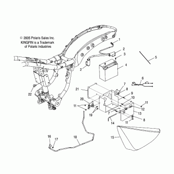 ELECTRICAL, ECM/BATTERY BOX/SIDE COVER, LH - V06CB26 ALL OPTIONS (4999203389920338C01)