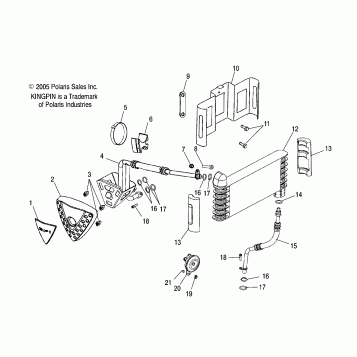 ENGINE, OIL COOLING - V06CB26 ALL OPTIONS (4999203389920338C09)