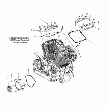 ENGINE, CAM and VALVE COVERS - V06CB26 ALL OPTIONS (4999203389920338D04)