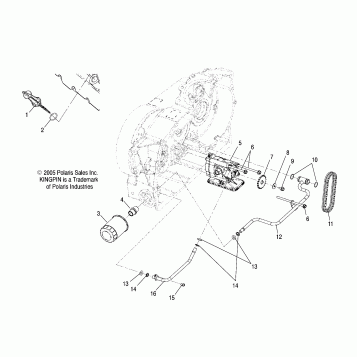 ENGINE, OIL PUMP MOUNTING - V06CB26 ALL OPTIONS (4999203389920338D05)