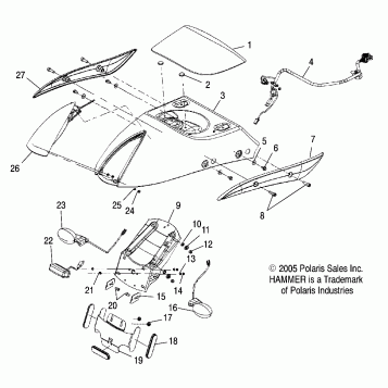 BODY, FENDER, REAR  - V06HB26/ALL OPTIONS (4999203419920341B05)