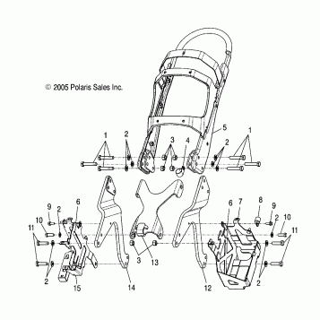CHASSIS, FRAME, SUB - V06TB16/ALL OPTIONS (4999203439920343A04)