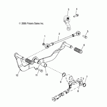 DRIVE TRAIN, SHIFT LEVER - V06TB16/ALL OPTIONS (4999203439920343A07)
