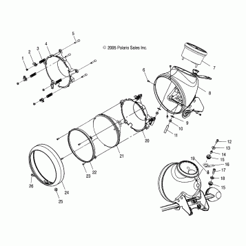 ELECTRICAL, HEADLIGHT - V06TB16/ALL OPTIONS (4999203439920343B03)