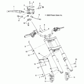 BRAKES, FRONT - V06TB16/ALL OPTIONS (4999203439920343B08)