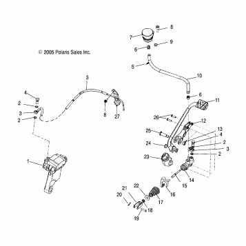 BRAKES, REAR - V06TB16/ALL OPTIONS (4999203439920343B09)