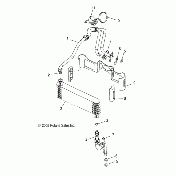 ENGINE, OIL COOLING - V06TB16/ALL OPTIONS (4999203439920343C04)
