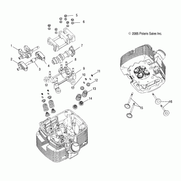 ENGINE, VALVE TRAIN - V03CB16/ALL OPTIONS (4999203439920343C13)