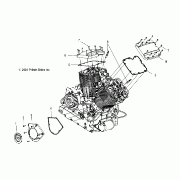 ENGINE, CAM and VALVE COVERS - V06TB16/ALL OPTIONS (4999203439920343D01)