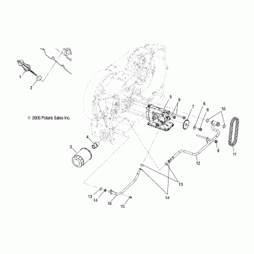 ENGINE, OIL PUMP MOUNTING - V06TB16/ALL OPTIONS (4999203439920343D02)