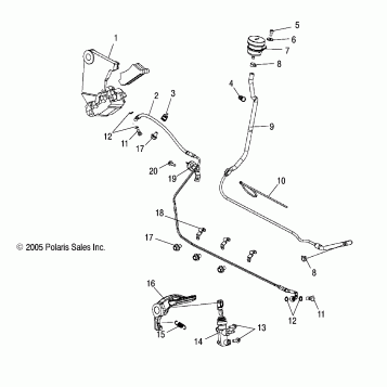 BRAKES, REAR - V07XB26/BC26 ALL OPTIONS (4999203459920345B09)