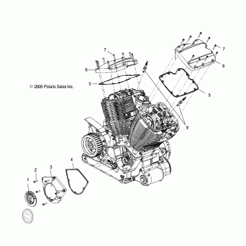 ENGINE, CAM and VALVE COVERS - V06XB26/BC26 ALL OPTIONS (4999203459920345D01)