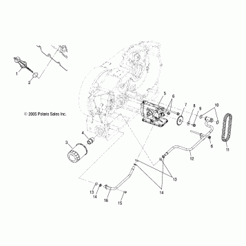 ENGINE, OIL PUMP MOUNTING - V06XB26/BC26 ALL OPTIONS (4999203459920345D02)