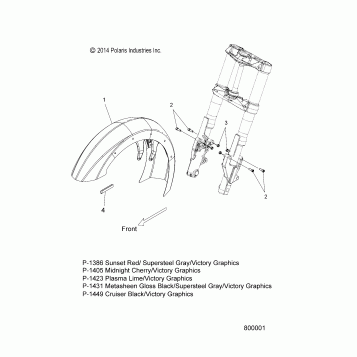 BODY, FENDER, FRONT - V15UW/YW/ZW36 ALL OPTIONS (800001)