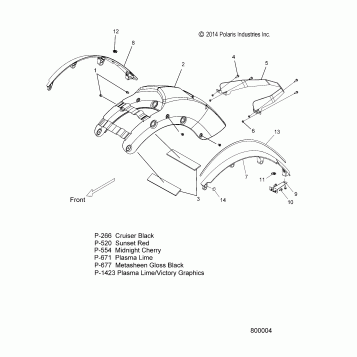 BODY, FENDER, REAR - V15UW/YW/ZW36 ALL OPTIONS (800004)