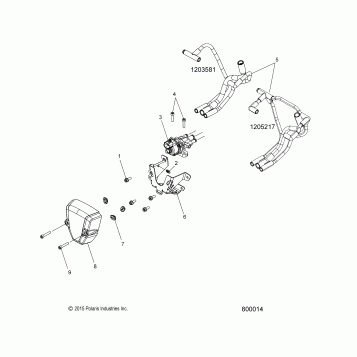 ENGINE, IDLE AIR CONTROL - V15UW/YW/ZW36 ALL OPTIONS (800014)