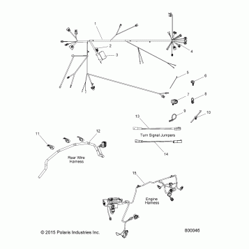 ELECTRICAL, WIRE HARNESS - V16LB36/LW36 ALL OPTIONS (800046)