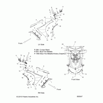 BODY, FAIRING - V16SW36 ALL OPTIONS (800047)