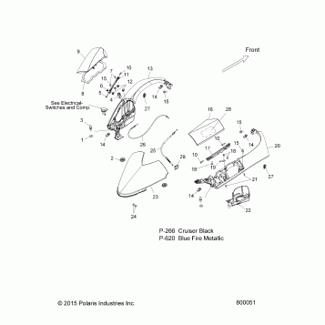 BODY, TANK COVER - V16SW36 ALL OPTIONS (800051)