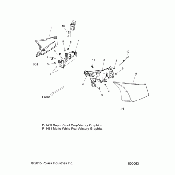 BODY, SIDE COVER - V16YW36/UW36 ALL OPTIONS (800063)