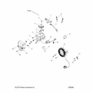 ELECTRICAL, IGNITION SYSTEM - V16YW36/UW36 ALL OPTIONS (800066)