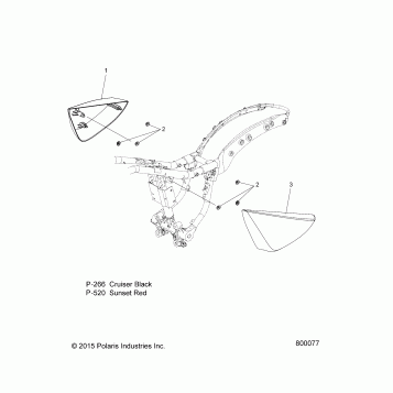 BODY, SIDE COVER - V16GB36 ALL OPTIONS (800077)