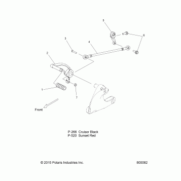 DRIVE TRAIN, SHIFT LINKAGE - V16GB36 ALL OPTIONS (800082)