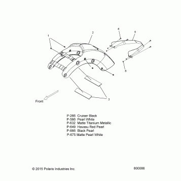 BODY, FENDER, REAR - V16DB/DW/TW36 ALL OPTIONS (800086)