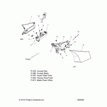 BODY, SIDE COVER - V16DB/DW/TW36 ALL OPTIONS (800089)