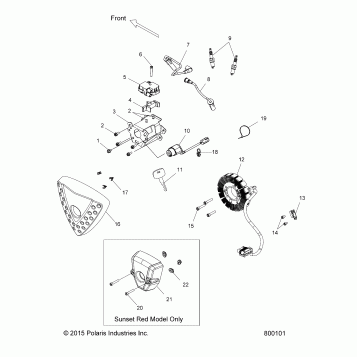 ELECTRICAL, IGNITION SYSTEM - V16GB36 ALL OPTIONS (800101)