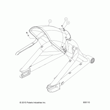 CHASSIS AND BODY, REAR FENDER - V16EZBRRBB/CB (800110)