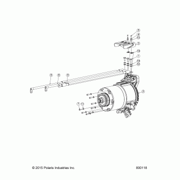 MOTOR ASSEMBLY - V16EZBRRBB/CB (800118)