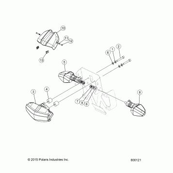 ELECTRICAL, REAR LIGHTING - V16EZBRRBB/CB (800121)