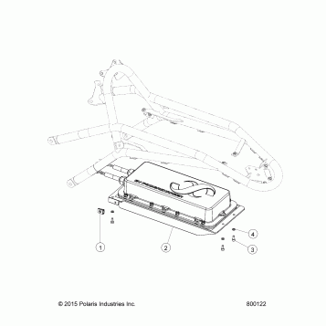 BATTERIES AND CHARGING SYSTEM, ON BOARD CHARGER - V16EZBRRBB/CB (800122)