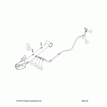 BRAKES, BRAKE LINE AND COMPONENTS, REAR - V16EZBRRBB/CB (800132)