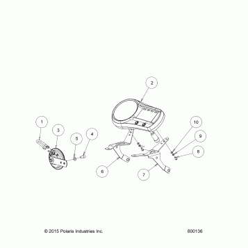 ELECTRICAL, INSTRUMENT CLUSTER AND HORN - V16EZBRRBB/CB (800136)