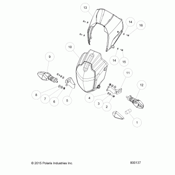 ELECTRICAL, HEADLIGHT AND TURN SIGNALS - V16EZBRRBB/CB (800137)