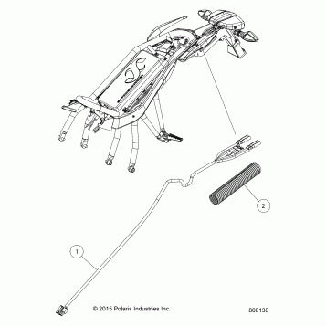 ELECTRICAL, REAR WIRE HARNESS - V16EZBRRBB/CB (800138)