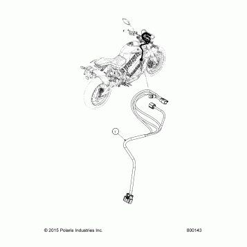 ELECTRICAL, RH WIRE HARNESS - V16EZBRRBB/CB (800143)