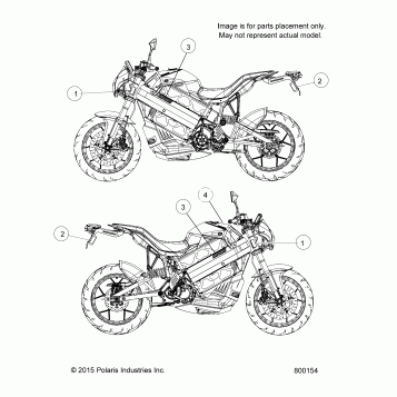 CHASSIS AND BODY, DECALS/EMBLEMS - V16EZBRRBB/CB (800154)
